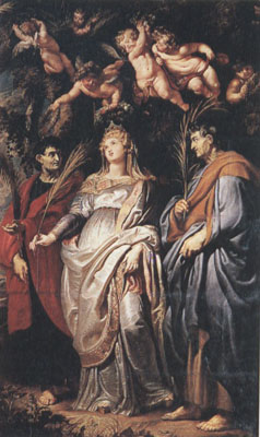 Peter Paul Rubens Saints Domitilla,Nereus and Achilleus (mk01)